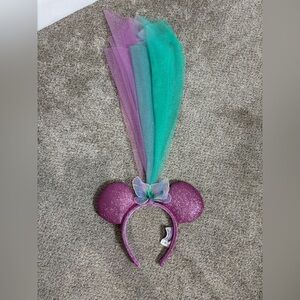 Disney Parks Minnie Mouse Ears Butterfly Princess Fairy Headband Veil